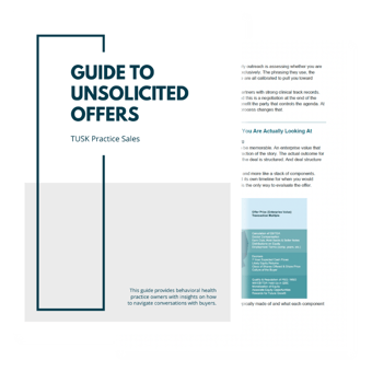 unsolicited offers guide